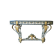 Wrought iron console in Louis XV style, 19th century.