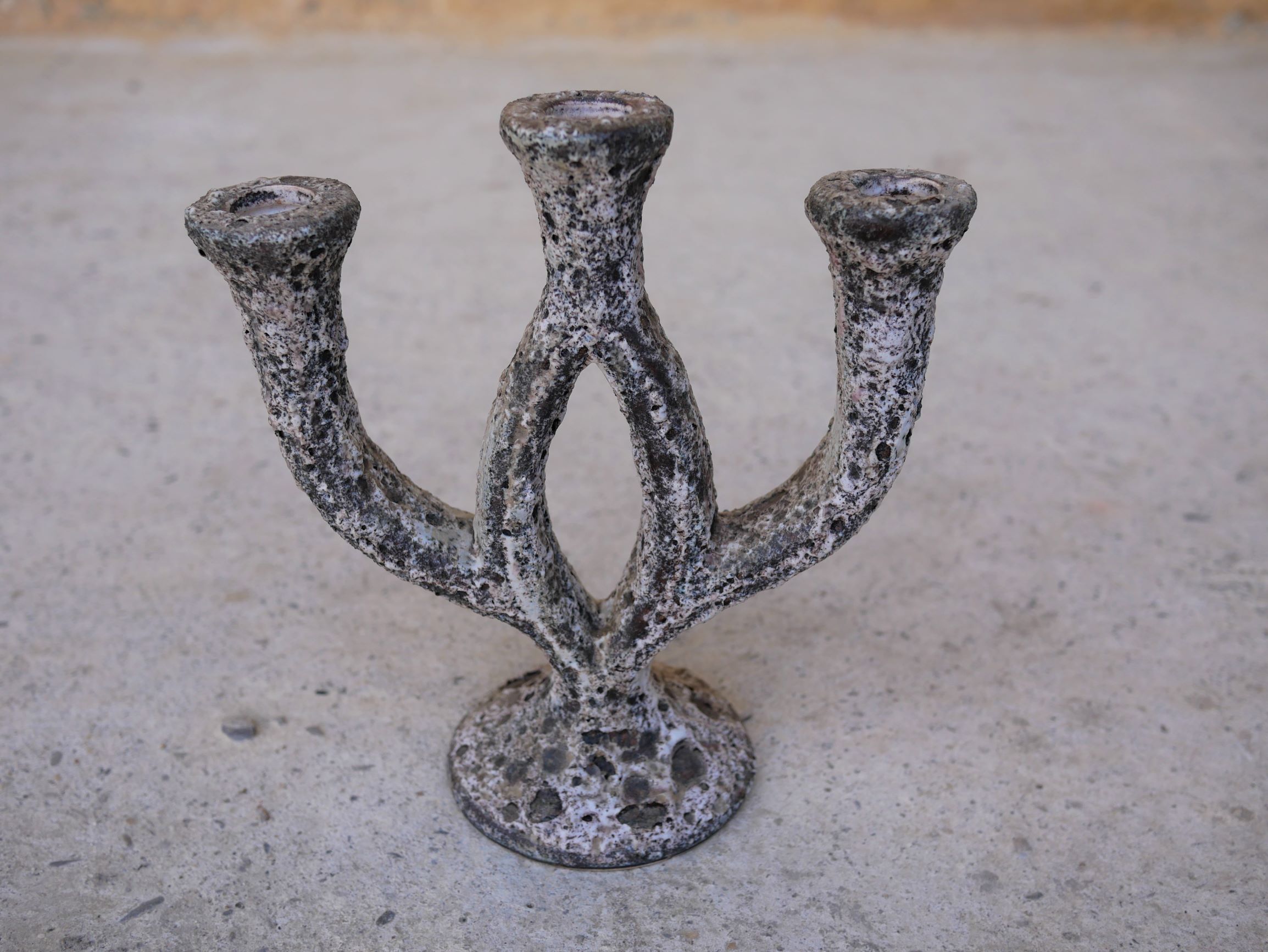 Vintage ceramic candlestick