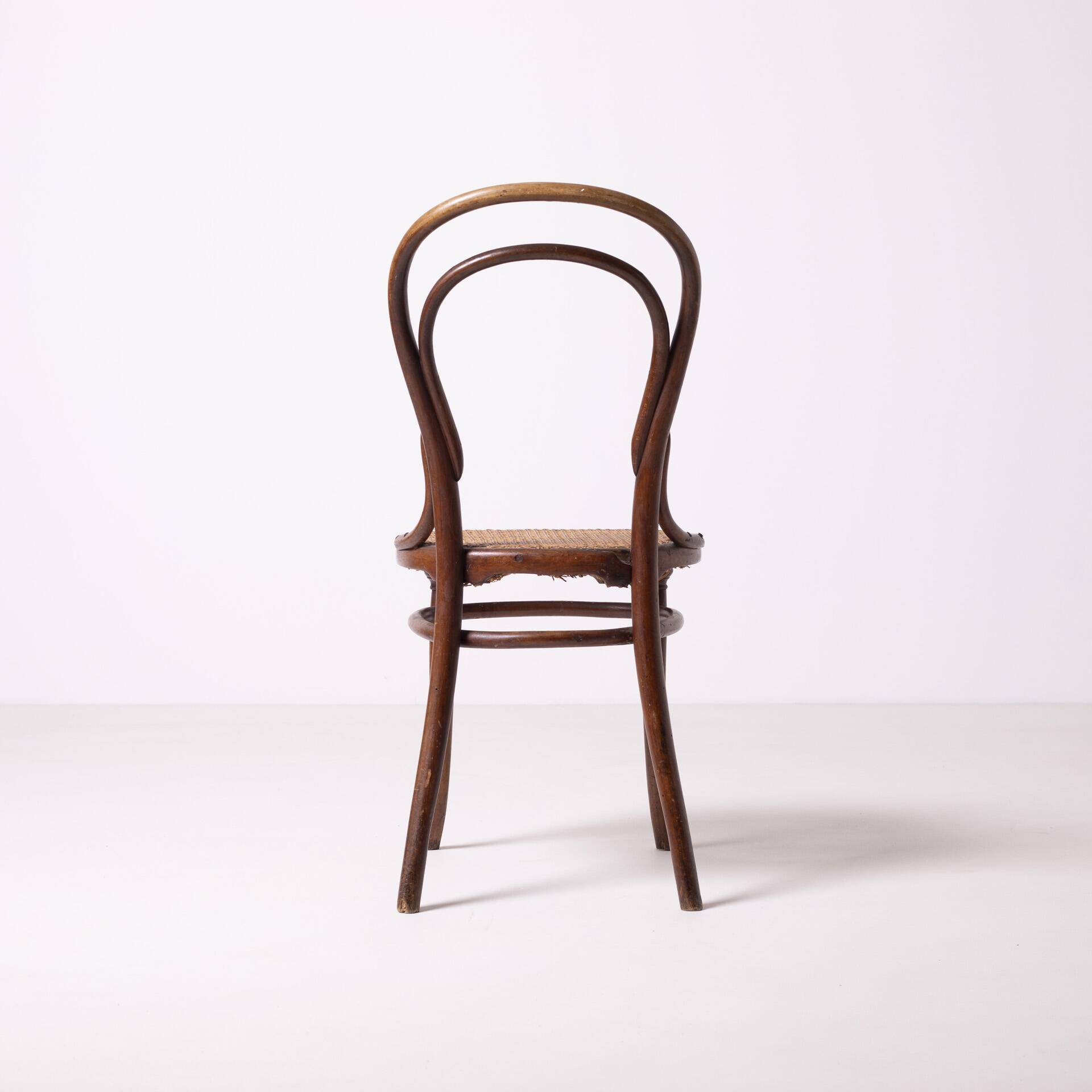 Antique Thonet 14 variation bentwood cane chair, Austria, circa 1900