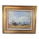 Painting signed Gérard Roux known as "Rouxe" – Scene of a Normandy beach