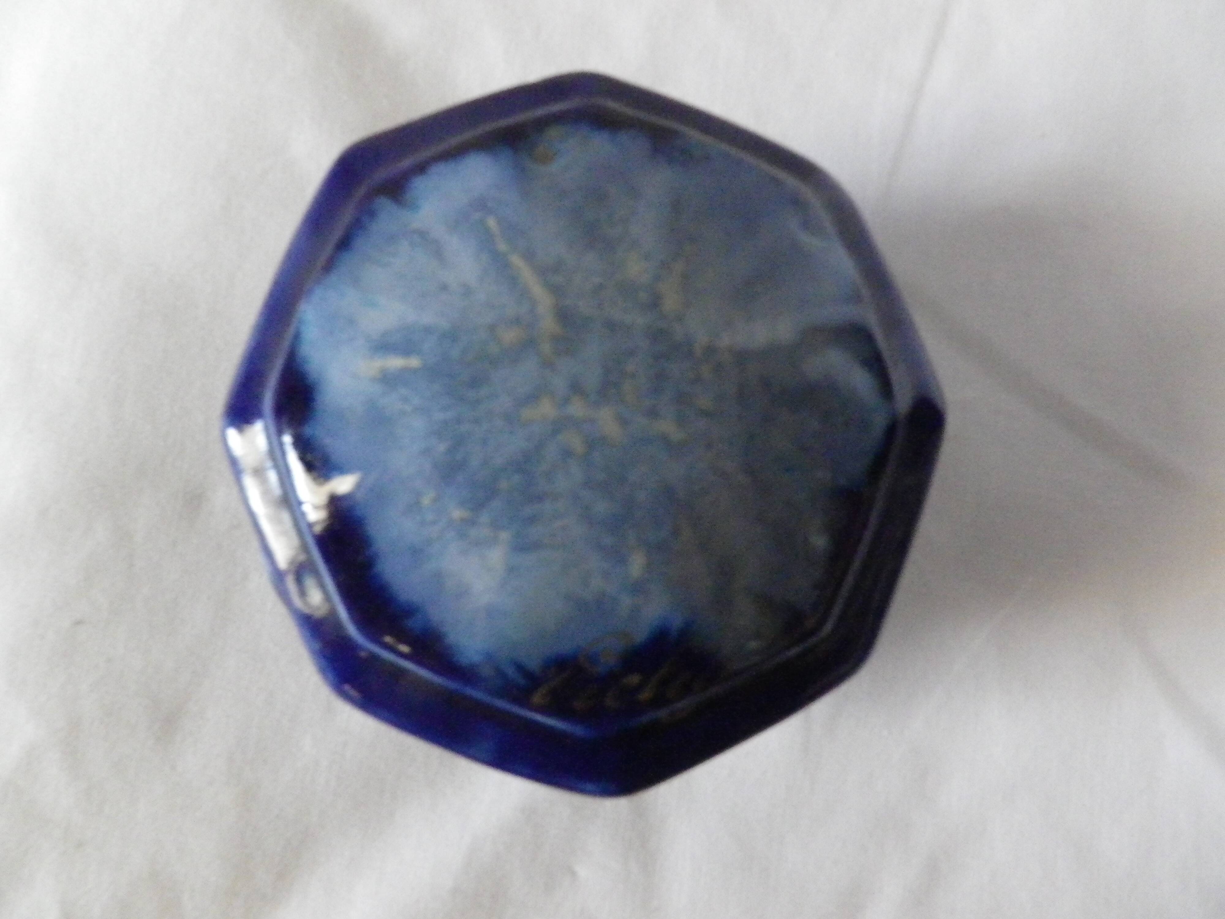 blue gingham candy box