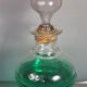 Old bottle of 19th century blown glass