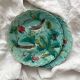 Two Onnaing barbotine bird plates, late 19th century