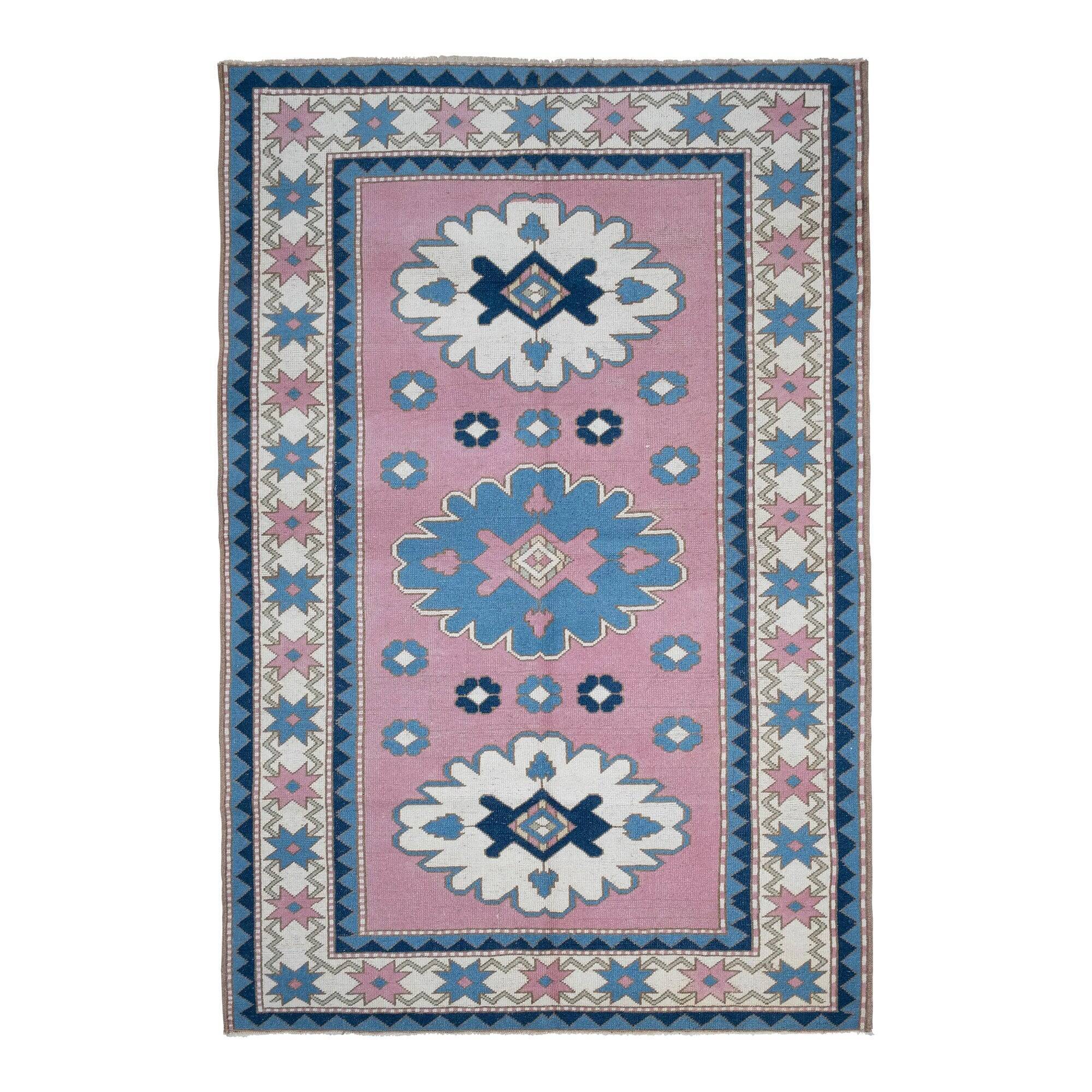 Vintage Turkish handmade rug 167x255 cm