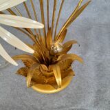 Vintage floral floor lamp hans kogl