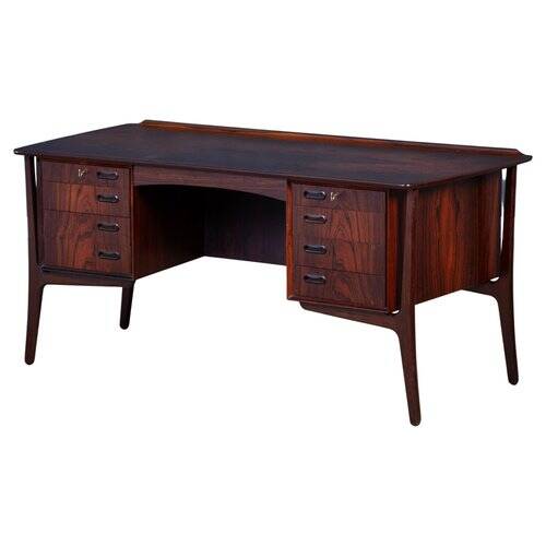 Vintage Desk in Rosewood by Svend Åge Madsen for HP Hansen, 1960s