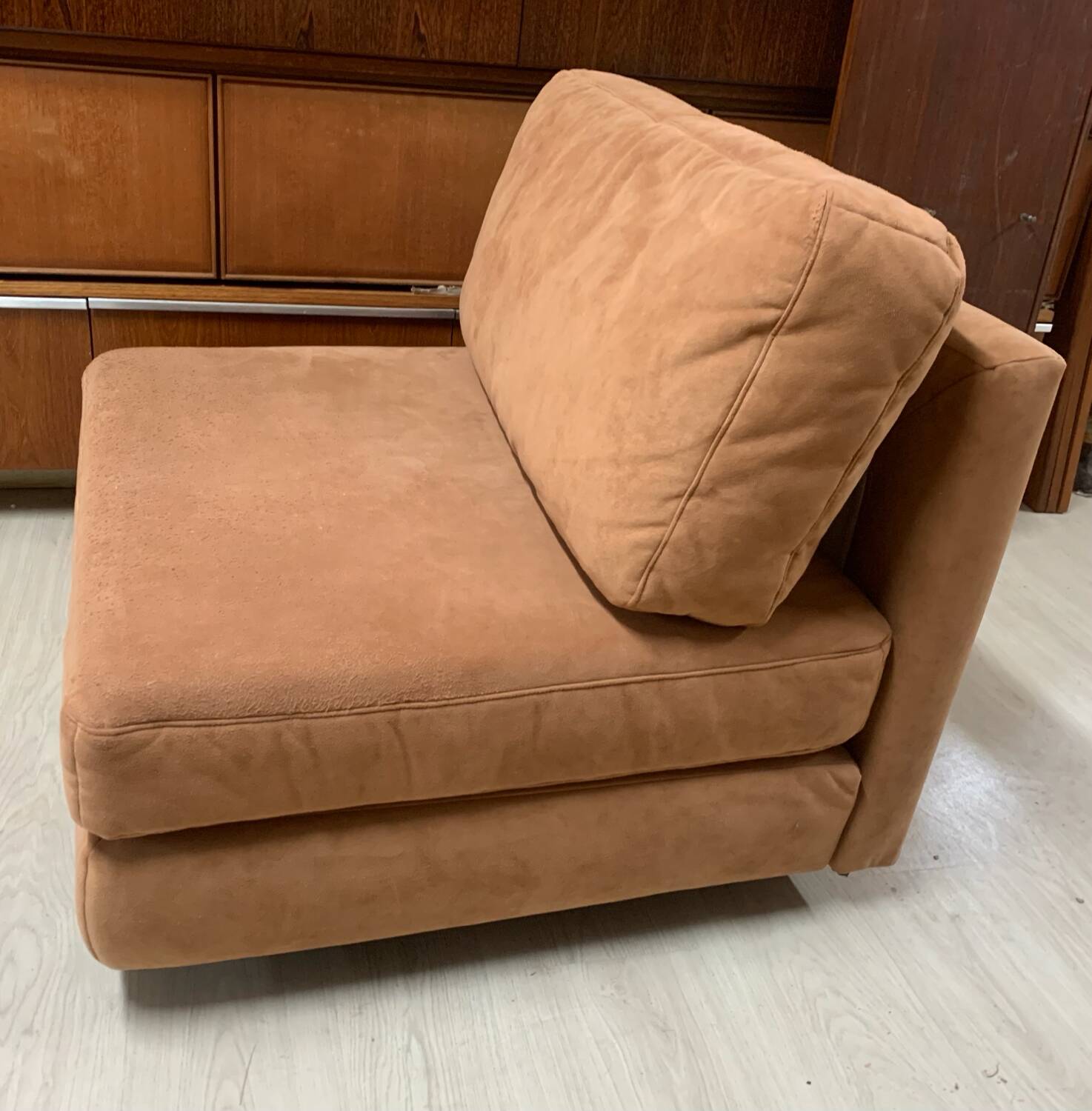 Cinna armchair in Alcantara