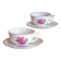 Lot de 2 tasses avec soucoupes « Roses »