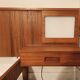 Vintage Scandinavian bed 2 seater 1960s