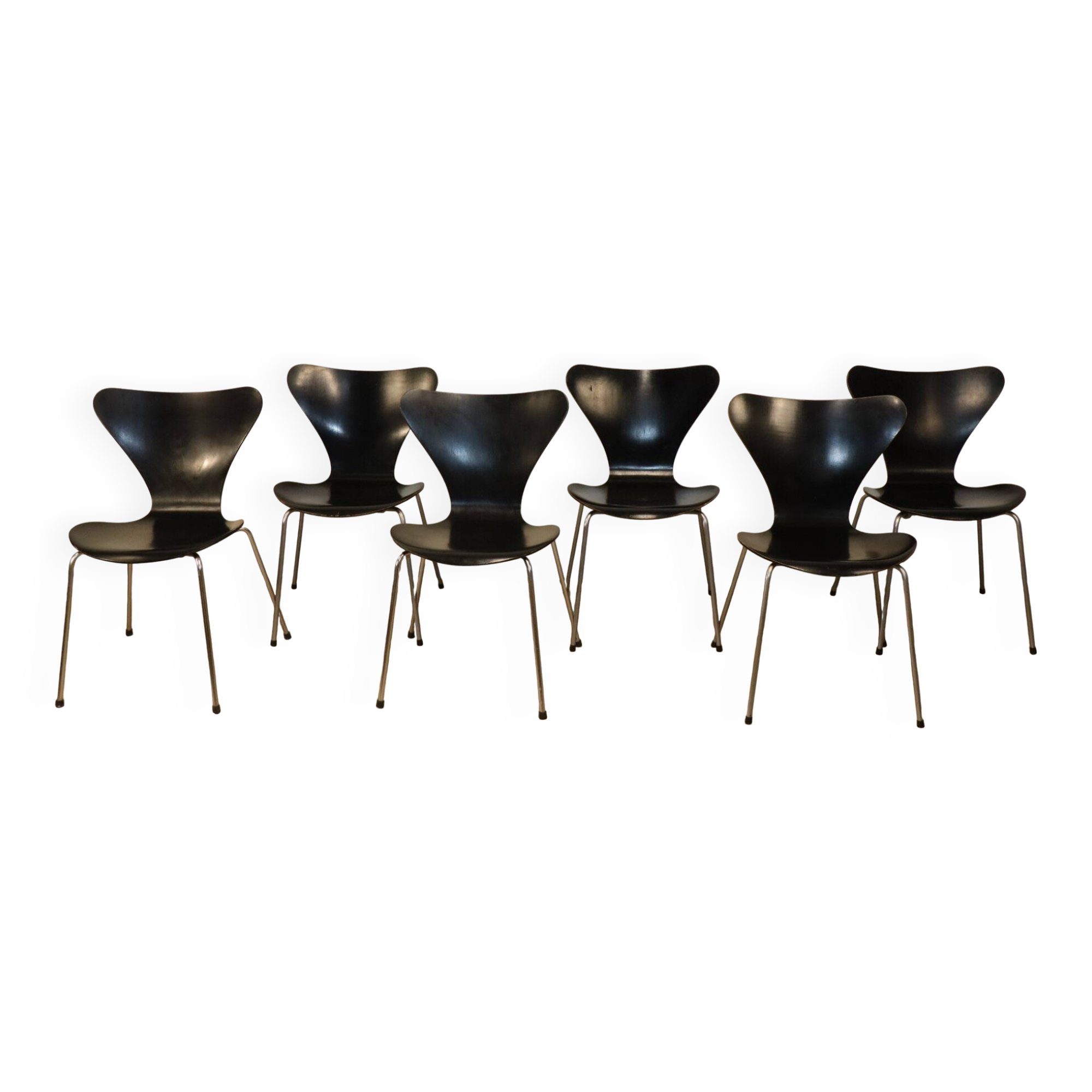 Series 7 Chairs Arne Jacobsen edition Fritz Hansen, 1965
