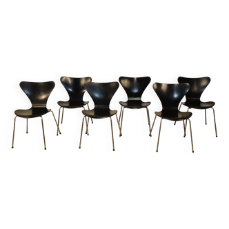 Series 7 Chairs Arne Jacobsen edition Fritz Hansen, 1965