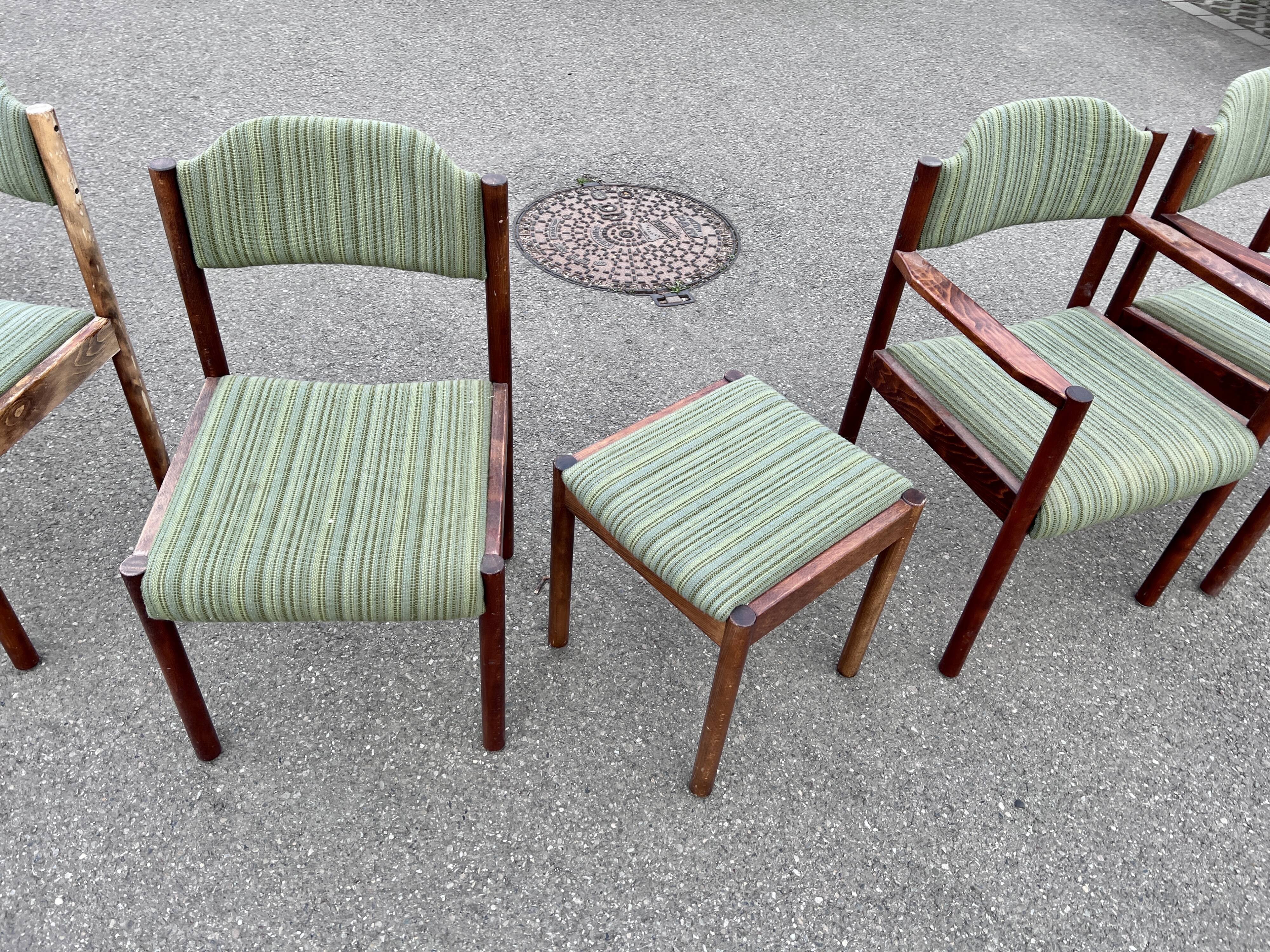 Scandinavian chair series armchair ottoman chair in rosewood