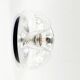 Set of 3 Space Age Glass 'Wave' Wall Lights by Koch & Lowy for P& P, 1970s