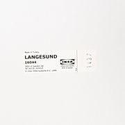2 grands miroirs Ikea Langesund