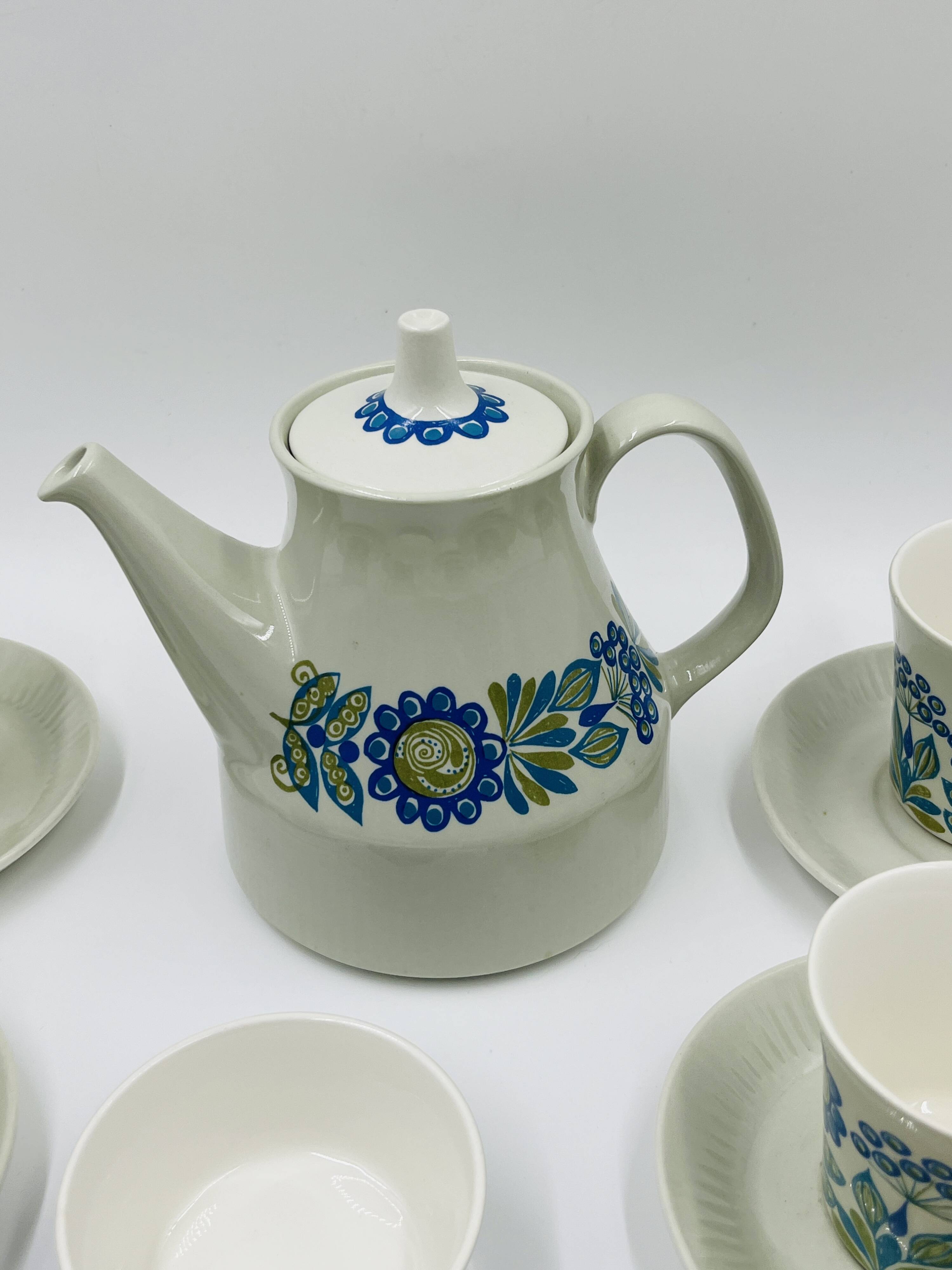 Scandinavian coffee service Tor Viking by Figgjo Flint