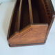 Letter mail holder in carving wood