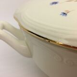 Soup pot "Gien" with spring flower motifs