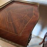 Pair of Louis XV style bedside tables in marquetry