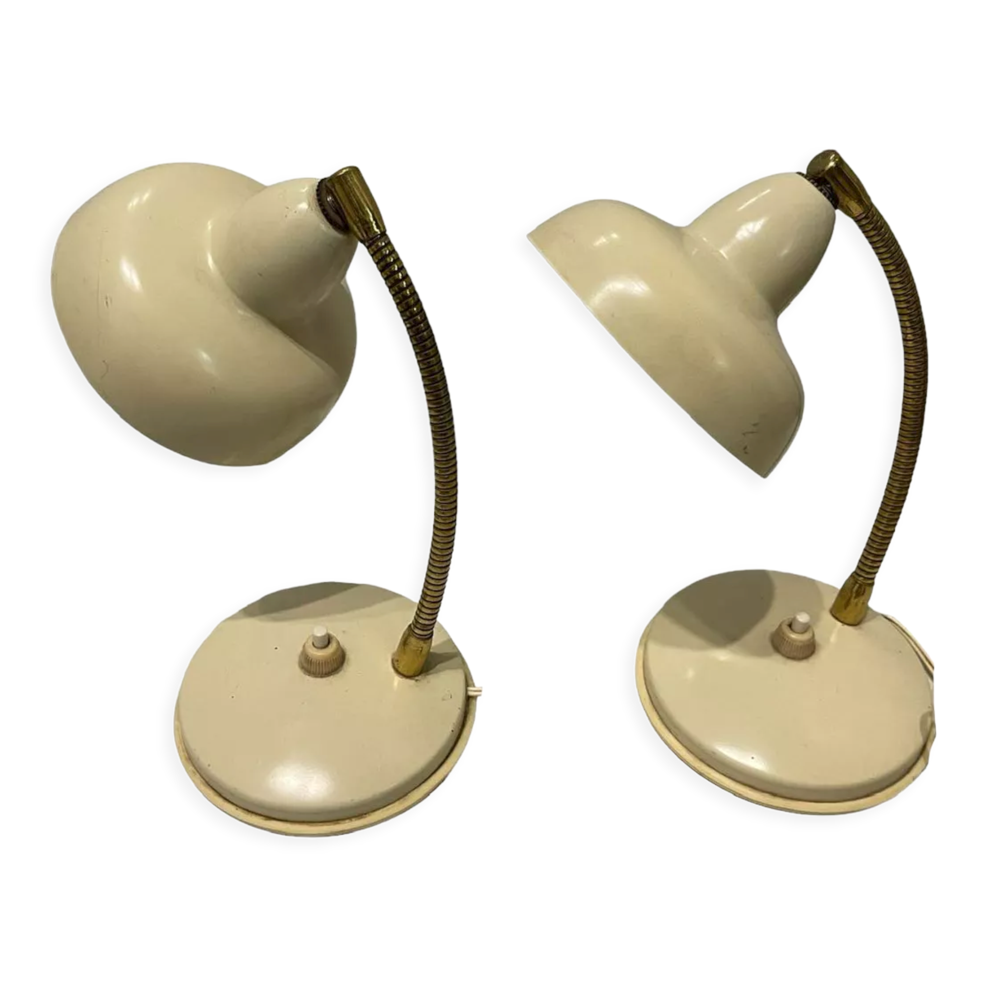 Vintage italian desk lamps, 1960s, set of 2