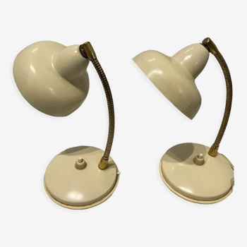 Vintage italian desk lamps, 1960s, set of 2