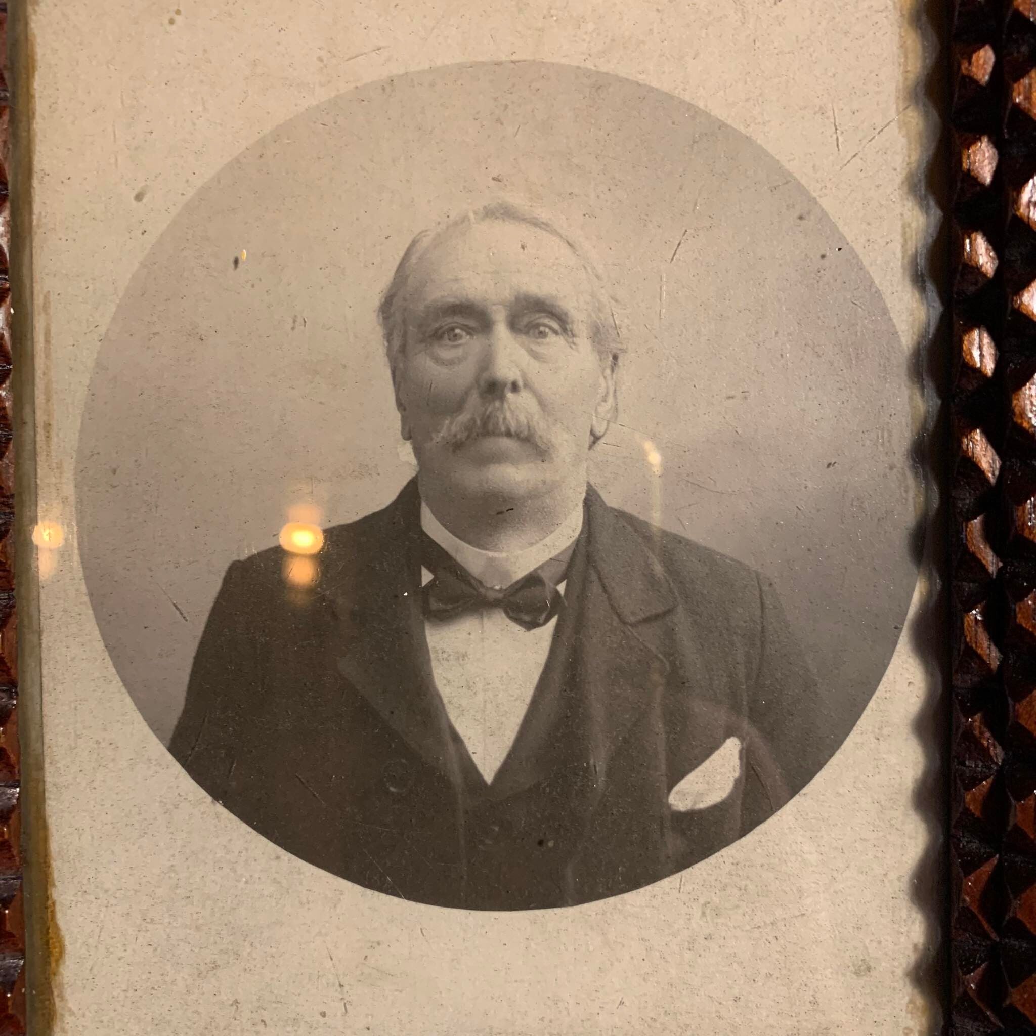 Tramp Art photo frame