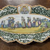 Quimper earthenware dish from the early 20th century