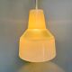 Holophane suspension en verre rv2 prismopal 1972  ø 24 cm