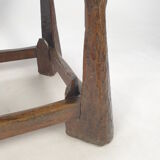Ensemble de chaise et de table en bois du milieu du siècle, années 1950