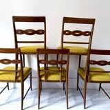 Chairs, set of 6 Paolo Buffa chairs by Mario Quarti