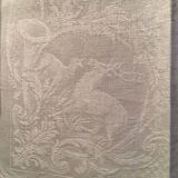 Set of 6 19th century hunting napkins marked “PB”