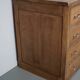 Antique French oak shop cabinet / kitchen island, 1930s