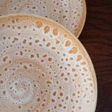 2 assiettes plates "Fauve" Niderviller