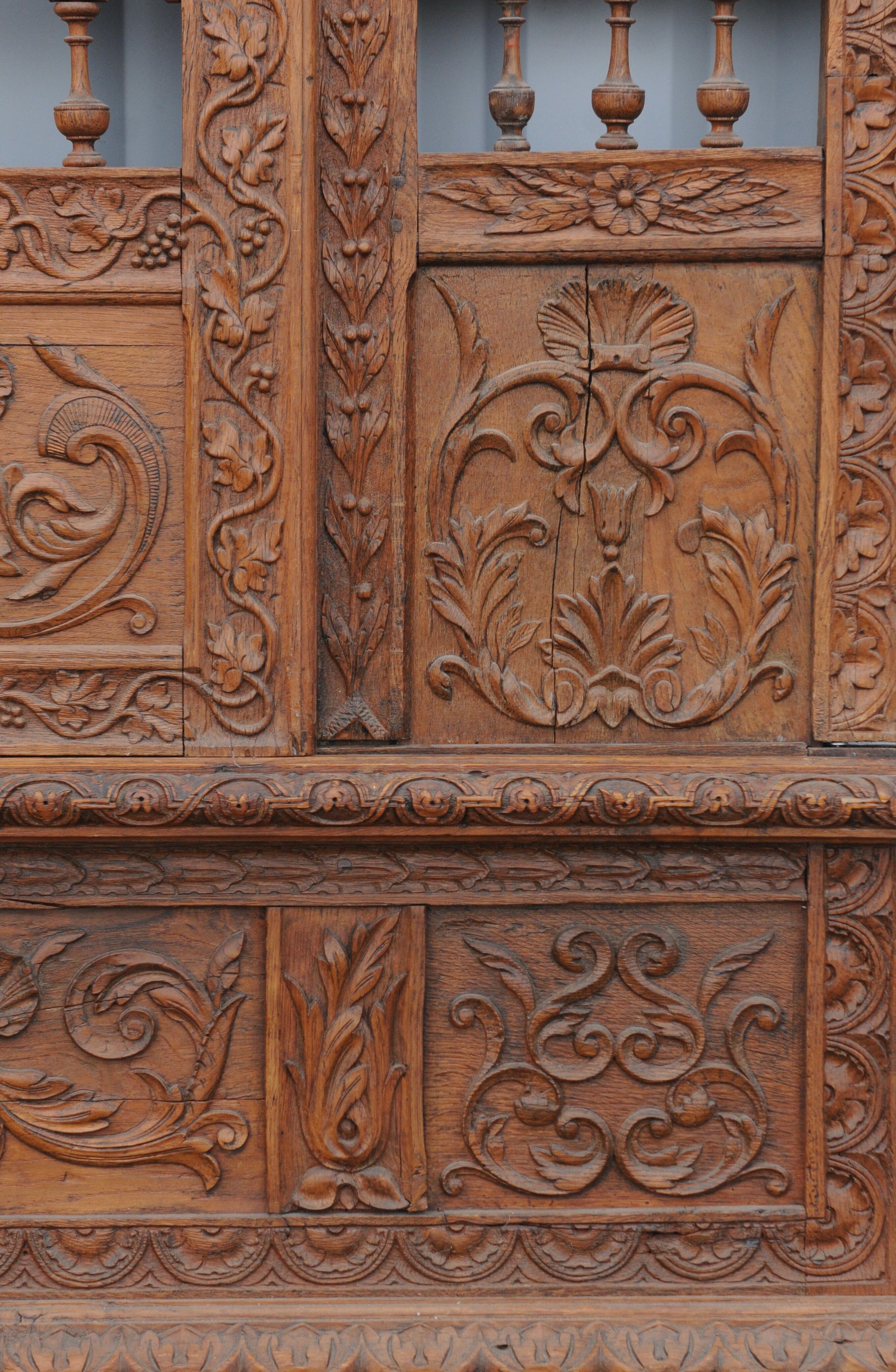 Wooden facade