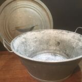 Basin & zinc lid Ø 43