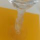 15 art deco glasses in French crystal with caryatid base