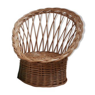 Children's rattan chair