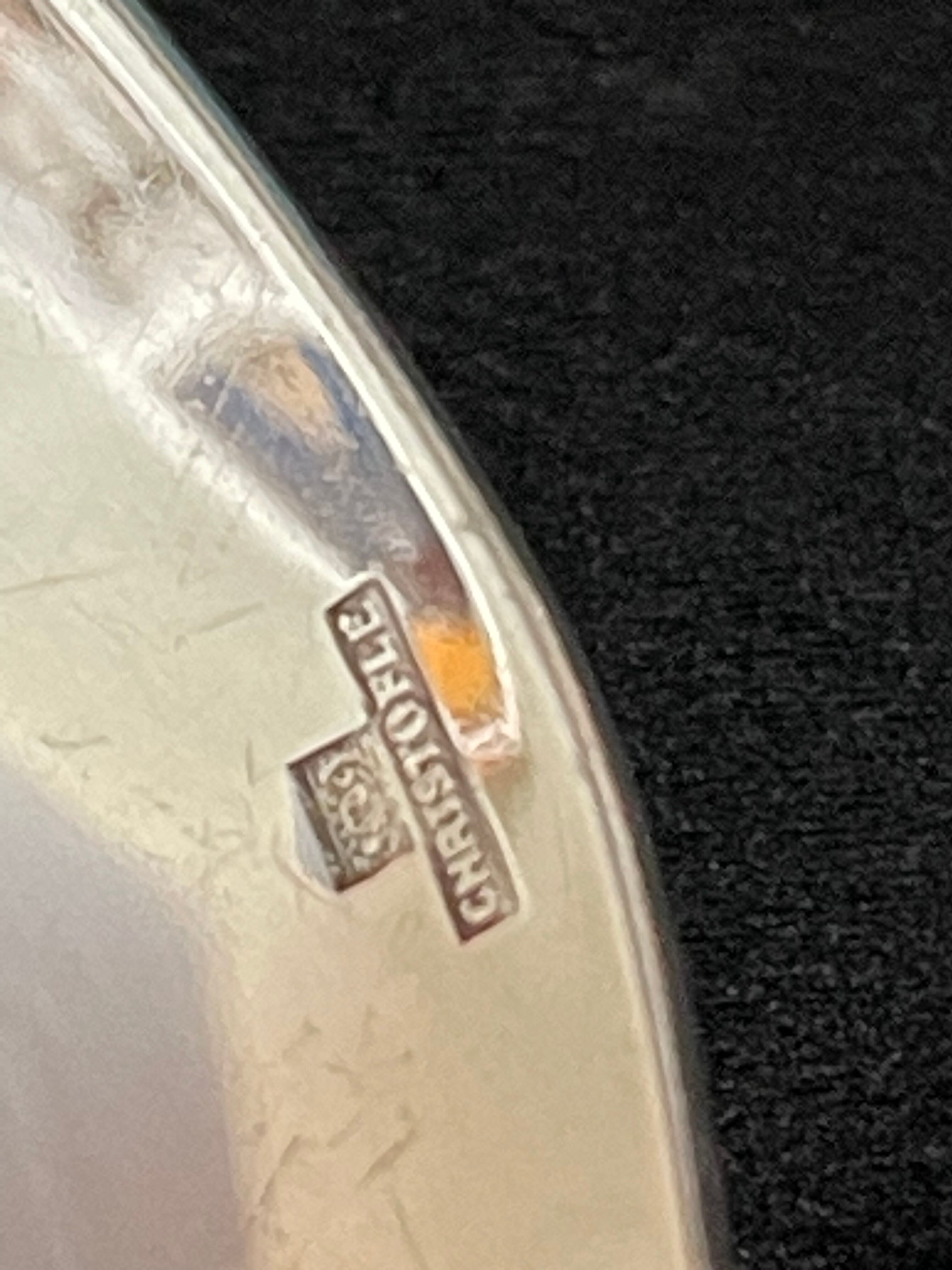 Christofle, olive spoon, ice cube model fidelio