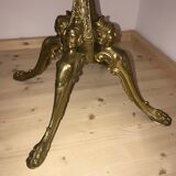 Bronze and onyx coat rack