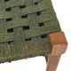 Vintage Stool Danish Papercord Rope Stool Mid Century
