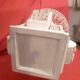 Antique handmade birdcage in metal and wood
