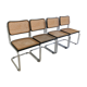 Suite de 4 chaises Cesca B32 de Marcel Breuer