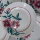 5 vintage dessert plates from Sarreguemines, Monceau model 231129.
