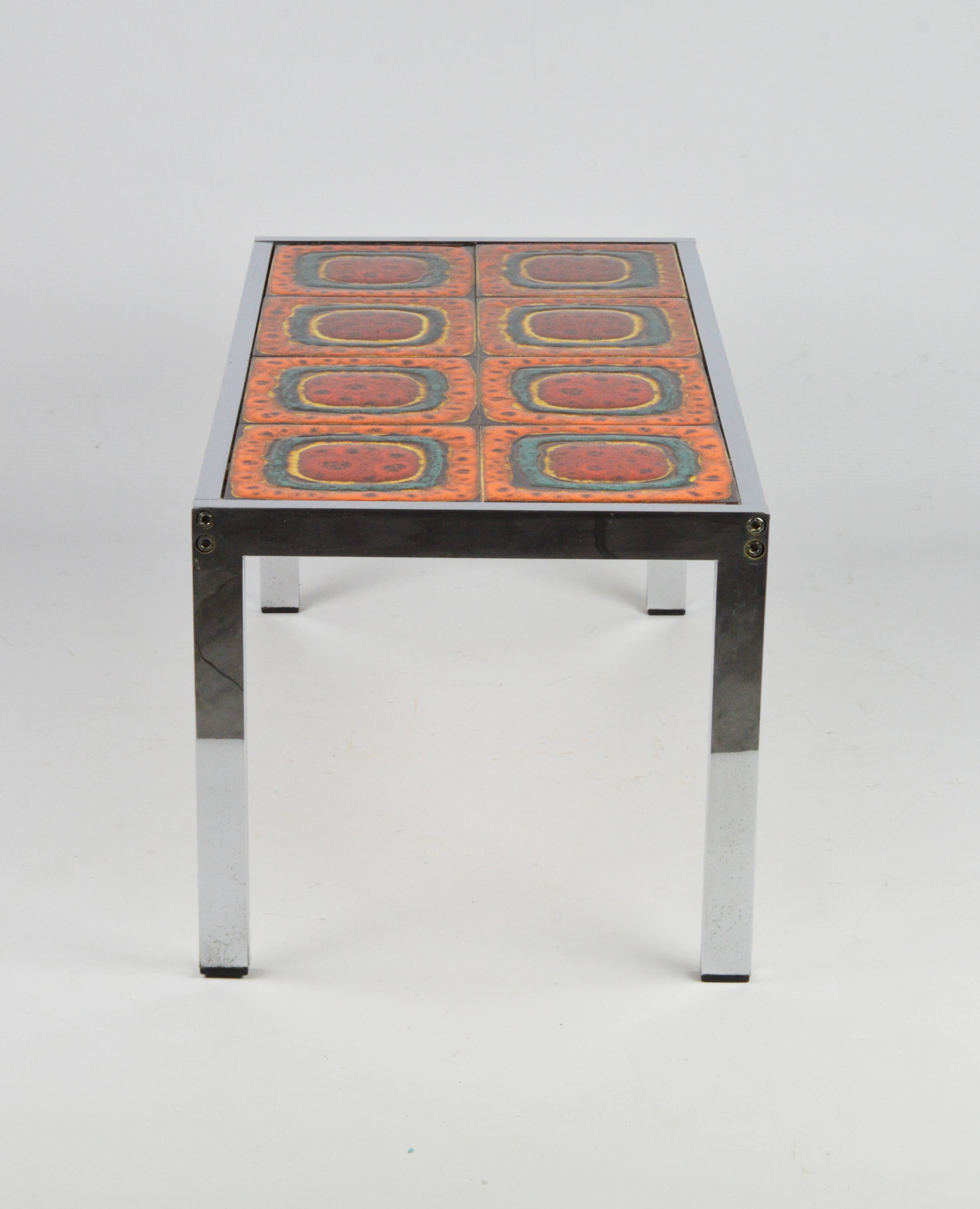 Vintage Ceramics Table, 1970s