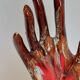 Vintage ceramic hand