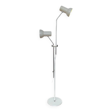 Lampe de sol à design ajustable du milieu du siècle par Napako, années 1970.