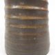 Vase en céramique marron par Klaas Fenne de Leeuw, Pays-Bas, années 1970.