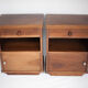 Pair of art deco bedside tables