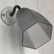 Swan neck wall light on porcelain base