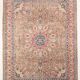 Large Antique Persian Carpet 300x397 cm, Medallion and Floral Patterns