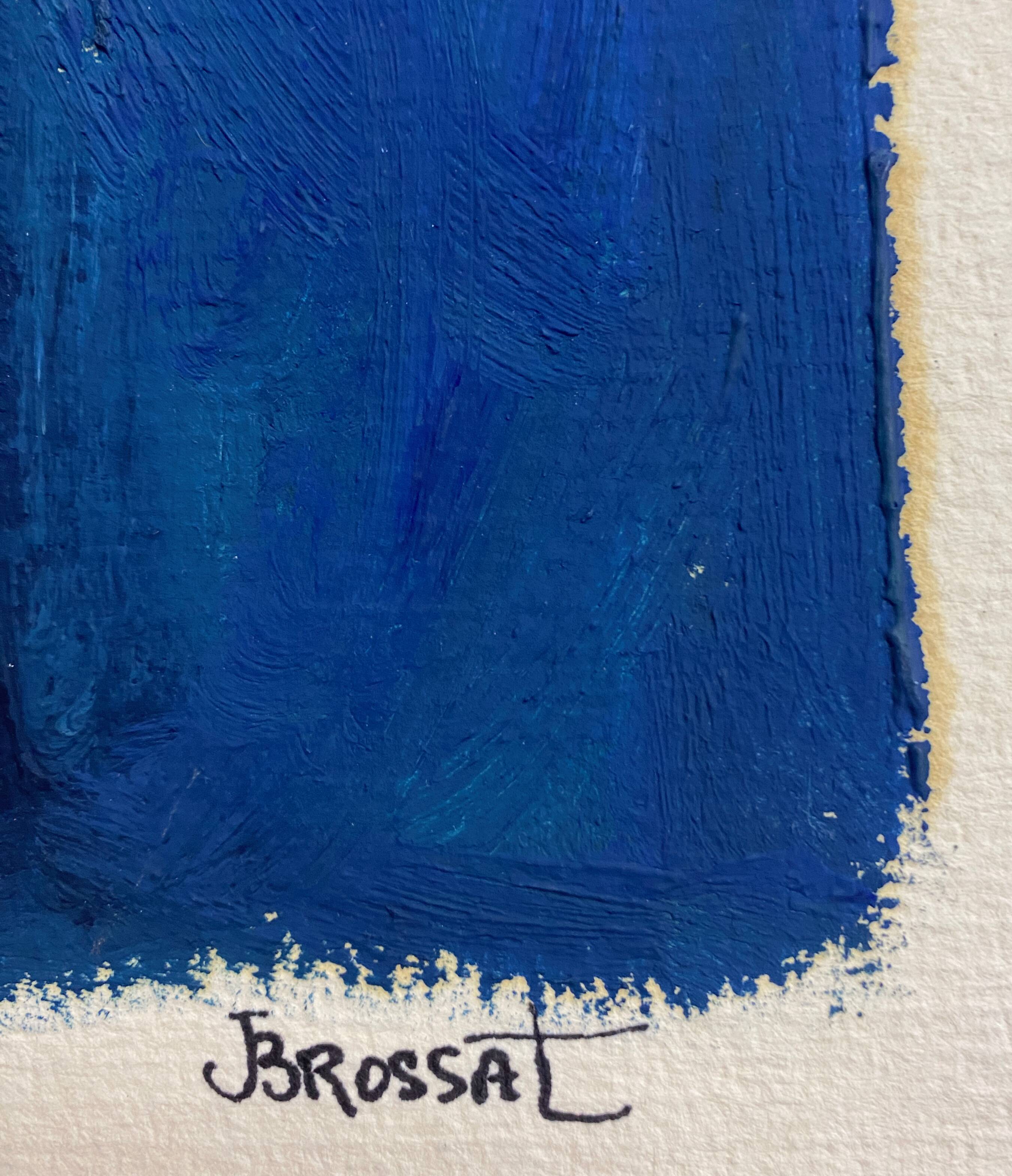 Painting "The Fauna" HSP by J.M. Brossat (born in 1946)